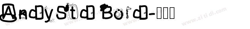 AndyStd Bold字体转换